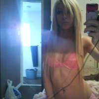 Pictures of a gorgeous blonde alternative gf taking pics of herself