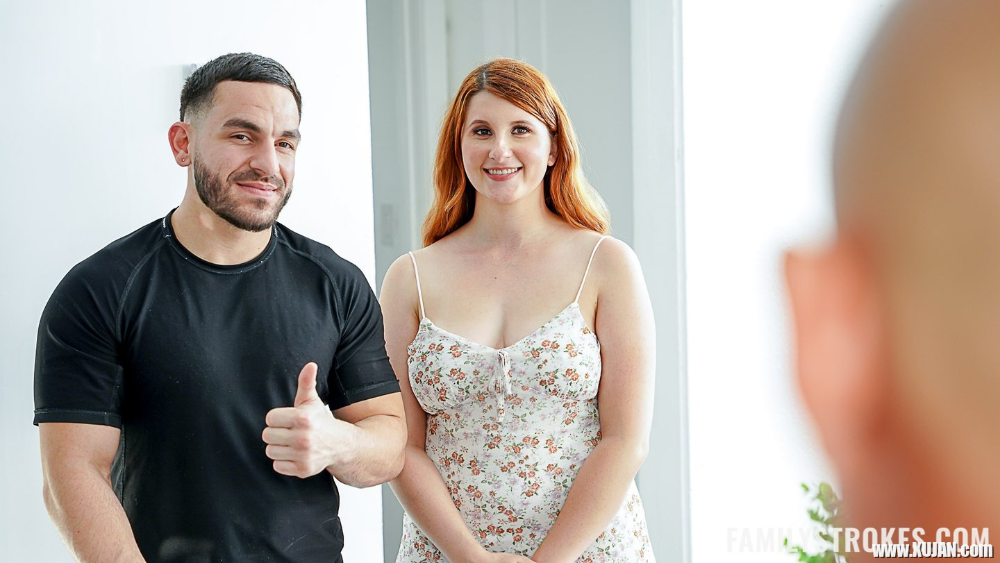 Busty redhead Bess Breast shoves her stepbros big dick up her gaping cunt - Photo #694822