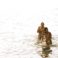 Brunette girl Julia Roca banged doggystyle on the beach by Bel Gris