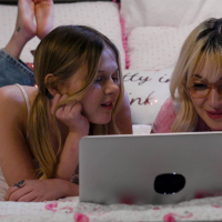Naughty babes Coco Lovelock and Ava Sinclaire having a lesbian affair