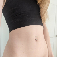 Slim and fit young babe Cecelia Taylor exposes her nice naked curves