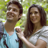 Hot brunette beauty Alexa Tomas getting shagged outdoors