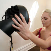 Slim blonde blnode hottie Ava Sinclaire gives head on a big meatpole