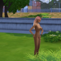 Finger fuck in the garden