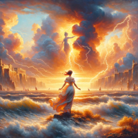 My Art Praising Storm in Paris