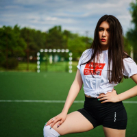 Lovely Anastasia Lipov teasing with her irresistible body