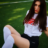 Lovely Anastasia Lipov teasing with her irresistible body