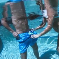 Hot blondie Alexis Monroe having sex underwater