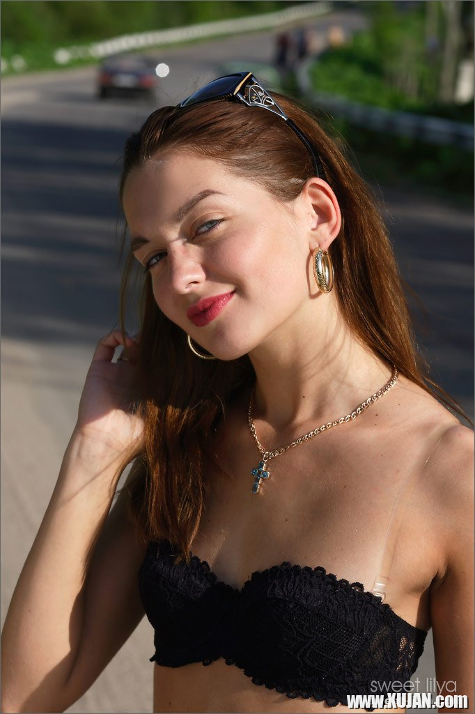 Sexy Sweet Lilya hitching a Ride in her Underwear - Photo #745010