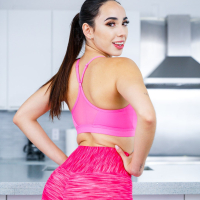 Super hot latin babe Gaby Ortega having hardcore workout session