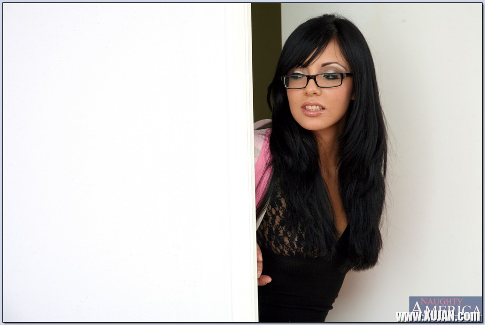 Hot cutie in glasses Lorena Sanchez gets her little pussy shafted - Photo #751735