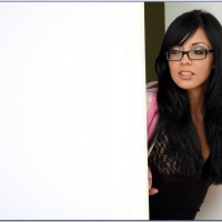 Hot cutie in glasses Lorena Sanchez gets her little pussy shafted