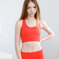 Cute teen Myra Moans couldnt resist sucking and riding her stepbros dick