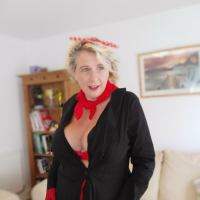 Busty Camilla Creampie showing off her red undies