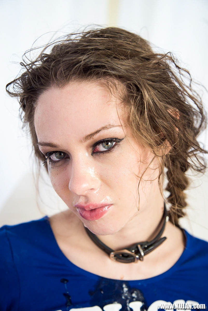 Tiny titted tattooed Alexa Nova in pigtails glasses toying ass with dildo - Photo #761842