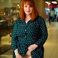 Busty Katrin Porto flashing her Snatch in Public