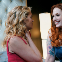 Sexy curvy babes Siri Dahl and Charlie Forde fucking each other