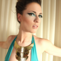 Busty Glamour Model Lana Kendrick posing topless