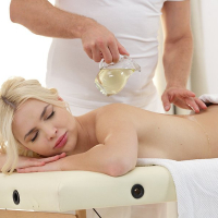 Blonde beauty Lika Star gets massaged licked and dicked hard