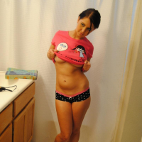 Chrissy Marie strips naked and invites you to join her for a hot shower