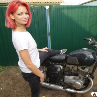 Redhead babe really likes my new bike