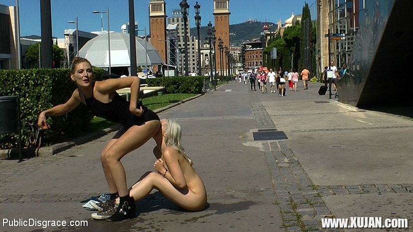 Liz Rainbow is public humiliated and dominated by Mona Wales an - Photo #784374