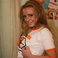 Denice K posing in Freeones Outfit