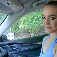 Lusty girl Kenzie Madison being picked up then shagged hard