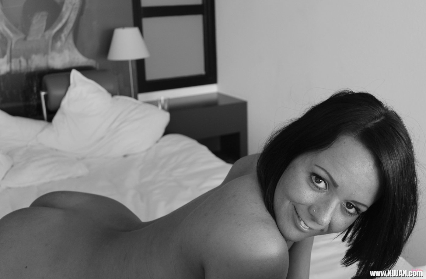Scarlett Hope poses for some classy Black and White nudes - Photo #791245