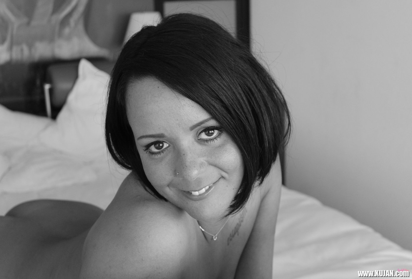 Scarlett Hope poses for some classy Black and White nudes - Photo #791246