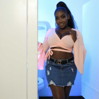 Black Beauty Osa Lovely fucking in the Restroom