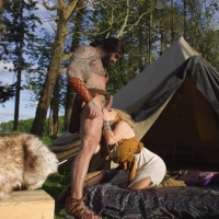 Filthy blondies Peta Jensen and Aruba Jasmine fucking at camp site