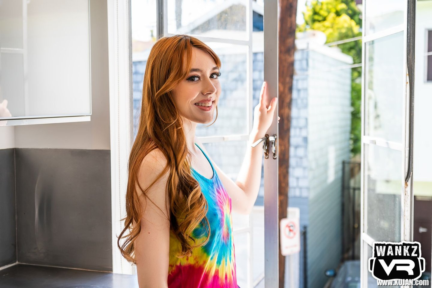 Sexy redhead babe Michelle Anthony gets shaved pussy drilled deep - Photo #808258