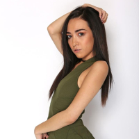 Petite Kiley Jay strips and entices a thick Cock