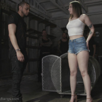 Sexy Gwen Vicious tied in ropes and banged hard