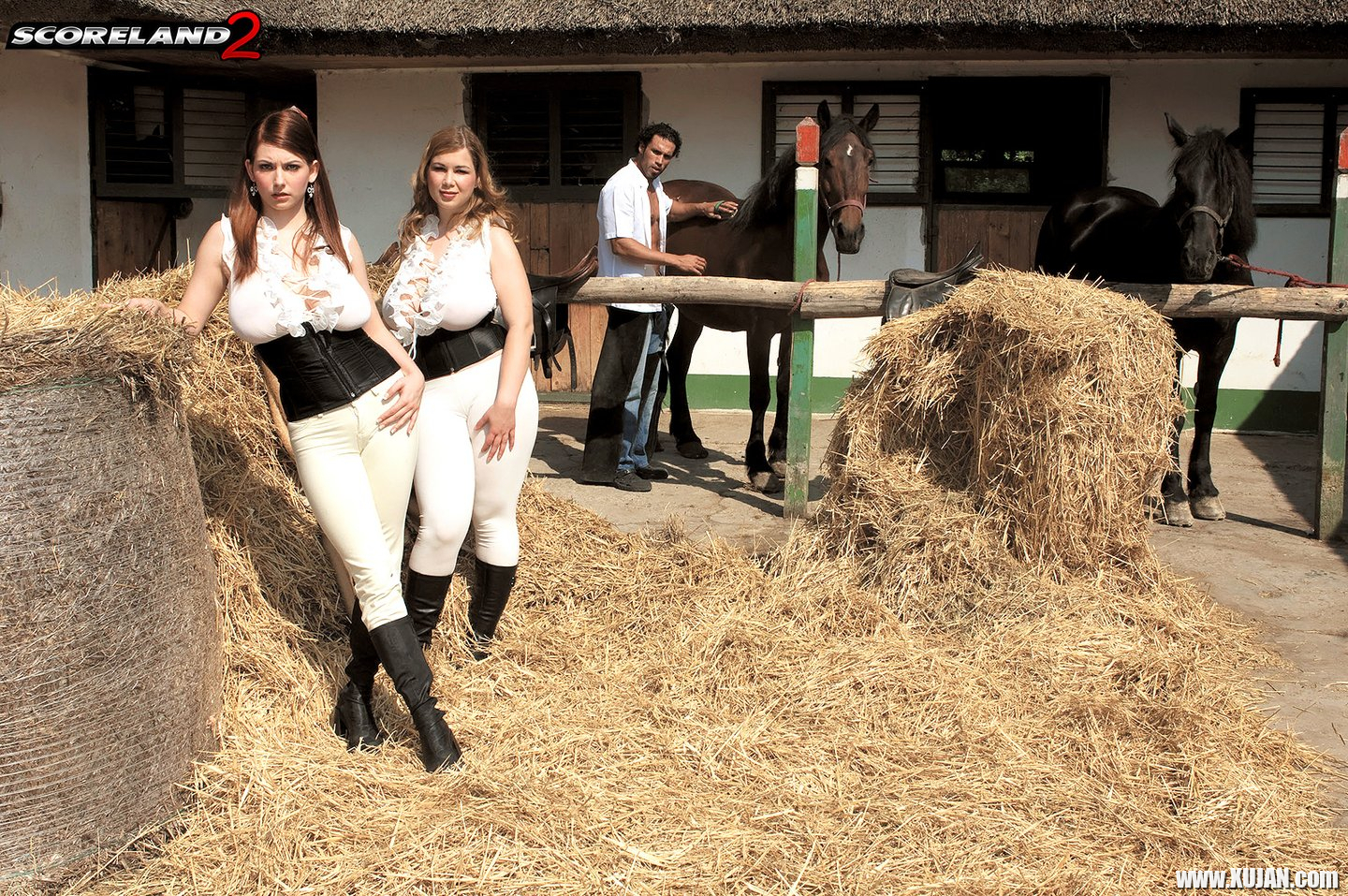 Christy Marks at the Stables in sexy tight Jodhpurs - Photo #811131