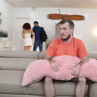 Nasty latin girl Kira Perez serving her two roommates big meatpoles