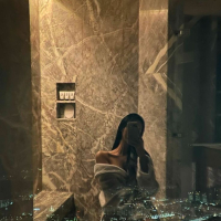 Bath time in NY.