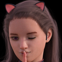 Cute cat girl one