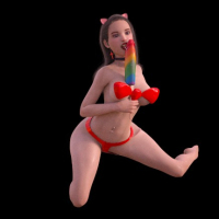 Cute cat girl one