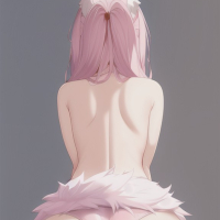 Pink wolf