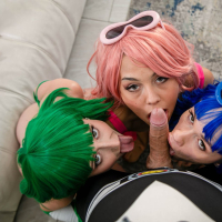 Laney Grey Bianca Bangs and Khloe Kingsley fucking same dude