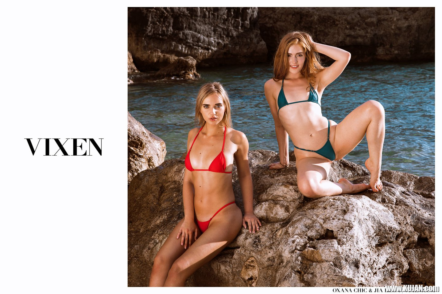 Oxana Chic and Jia Lissa serving same shaft - Photo #822837