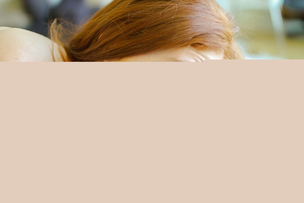 Redhead chick with nice face Alice Green is licking this juicy dick - Photo #825033