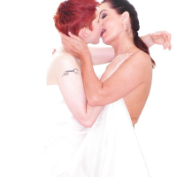 Magdalene St Michaels Lily Cade stripping and kissing each other