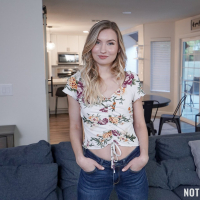 Young blonde chick Emma Sirus gets shagged by an old man