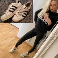 Enji Linqsy krel e Adidas Superstars y
