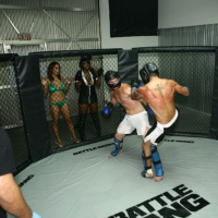 Mulani Rivera and Stacy Adams fucked in a ring