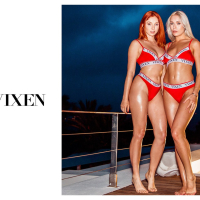 Horny babes Red Fox and Angelika Grays meet and fuck stranger on holidays