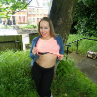 Sexy Ashley Riders daring flashing and public exposure